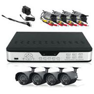 Zmodo Surveillance 4- Channel CCTV Security DVR LED Camera System 500GB Kit