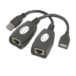 USB Cat5 RJ45 Lan Ethernet Extender Repeater Extension