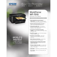 Epson WorkForce WF-7010 Inkjet Printer - Color - 5760 x 1440 dpi Print - Plain Paper Print - Desktop